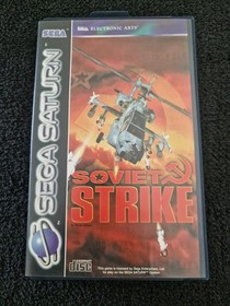 Soviet Strike Sega Saturn PAL UK Complete CIB With Manual EA Retro Gaming 1996