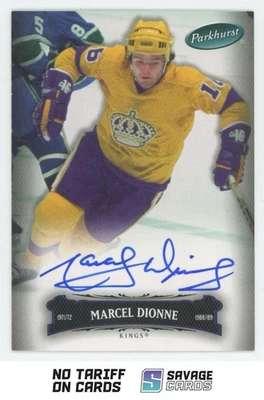 2006-07 Upper Deck Parkhurst Autographs Marcel Dionne . #48 Los Angeles Kings - Image 1 of 3