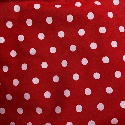 Tela de algodón de puntos rojos Pimatex Basics de una yarda de Robert Kaufman - Coser edredón Foto 1 de 2