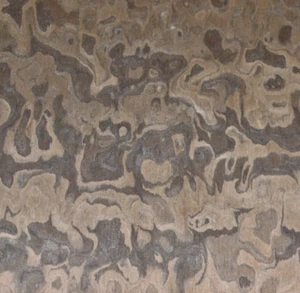 Walnut Burl composite wood veneer 24" x 24" with paper backer 1/40" thick # 1215 - Picture 1 of 5