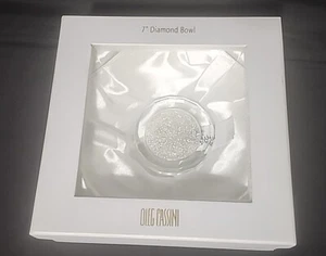 Oleg Cassini 7" Diamant Kristall Fußschale - Bild 1 von 9