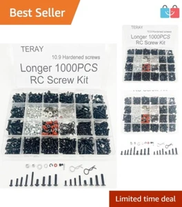 600pcs RC Car Screw Kit Assortment Set Hardware Fasteners 1/8 1/10 1/12 Crawler - Picture 1 of 5