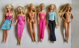 Barbie Puppe Konvolut 6 blond 90er Vintage Akt Mattel biegsam gelenkig - Bild 1 von 5