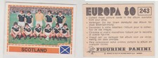 Panini sticker UEFA EUROPA 1980 Italy unused #243 Team Scotland