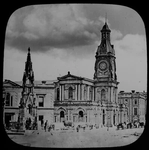 Magic Lantern Slide UNIVERSITY BUILDINGS DUNEDIN C1895 PHOTO NEW ZEALAND - Picture 1 of 3