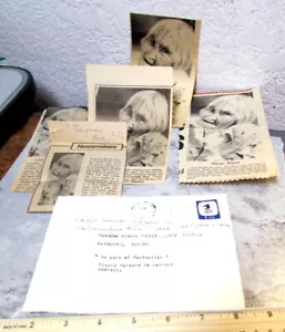 vintage Alaska Envelope & newspaper Clippings for Minnie Tucker 111 yrs old - Picture 1 of 6