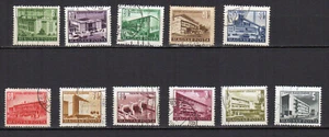 Hongrie Magyar Posta 1951-52 plan de reconstruction 11 timbres oblitérés /TE3278 - Imagen 1 de 1