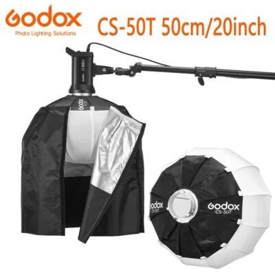 Godox CS-50T 50cm/20inch Lantern Softbox Bowens Mount Soft Boxes with Skirt - Image 1 of 4