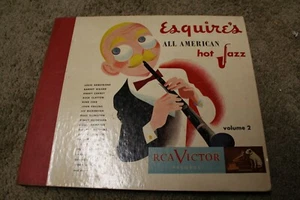 ESQUIRE'S ALL AMERICAN HOT JAZZ VOL 2 78 RPM RECORD SET HJ 10 LOUIS ARMSTRONG - Picture 1 of 2