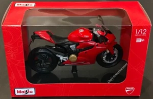 Maisto Ducati 1199 Panigale 1:12 Diecast Motorcycle Red - Picture 1 of 1