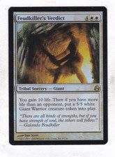 Magic: MTG: Morningtide: Foil: Feudkiller's Verdict