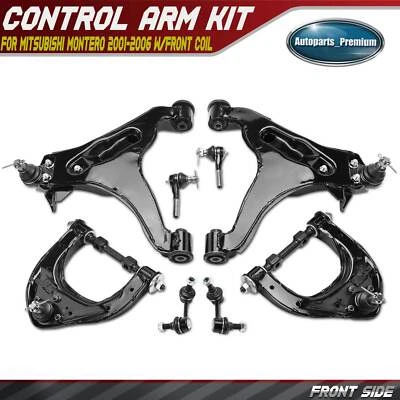 8x Brazo de control delantero superior e inferior barra estabilizadora extremo de varilla de amarre para Mitsubishi Montero Foto 1 de 4