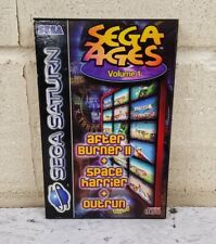 Sega Saturn Game  Sega Ages Vol.1 Burner 2 Harrier Outrun Sega Saturn Game (L18)
