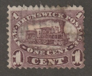Canada New Brunswick 1860 #6 Locomotive - Fine VG (01) - Picture 1 of 2