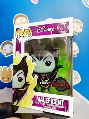 Disney Funko Pop! Maléfica #232 Chase Limited Glow IN The Dark Especial Edición - Imagen 1 de 4