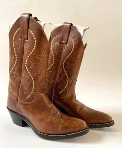 Womens Justin Boots Western Leather Cowboy Boots UK SIZE 3 (US 5 B) style L4936 - Picture 1 of 24