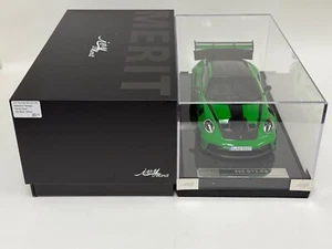 1/18 Mercedes Porsche 911 GT3 RS 2023 Green Carbon Base #00 of 25 pieces SE10 - Picture 1 of 7