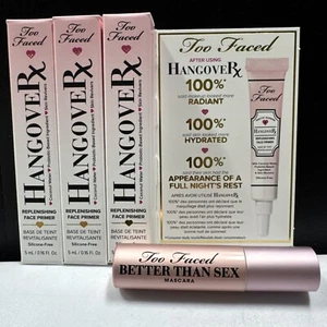 3x Too Faced Hangover Rx Replenishing Face Primer - 1x Better Than Sex Mascara - Picture 1 of 11