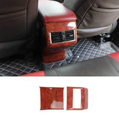 For Lexus NX300h 200t 2015-2021 Wood Grain Rear Row Air Vent Outlet Frame Trim Foto 1 de 4