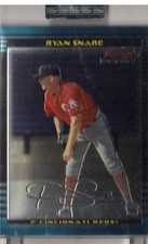 2002 Bowman Chrome Uncirculated Reds Baseball Card #257 Ryan Snare /350