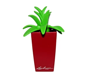 Playmobil Miniature small palm hotel bush w/ brown pot - office vegetation - C55 - Picture 1 of 3