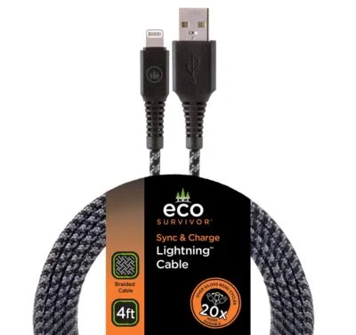Eco Charging USB Charger Cord For iPhone 14 13 12 11 Pro Max - Image 1 of 4