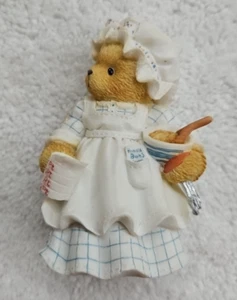 Cherished Teddies Emily E Claire 1996 Membears Only Club Bear Baker con caja - Imagen 1 de 7