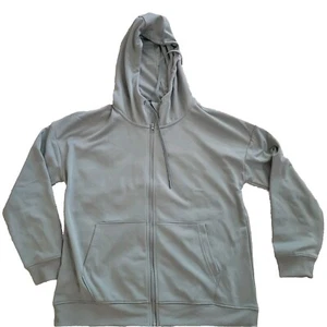 Mondetta Damen Performance feuchtigkeitsableitender Hoodie durchgehender Reißverschluss grün Large - Bild 1 von 10