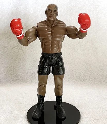 MIKE TYSON • CUSTOM RED BOXING GLOVES • ROCKY BALBOA JAKKS FIGURE Cover