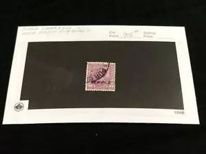 1927 India Postage Stamp King George V 1 Anna 3 Pies Used Hinged Purple - Picture 1 of 5