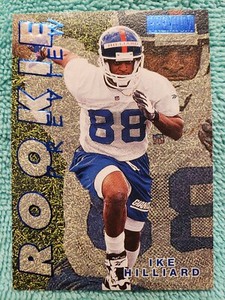 1997 SKYBOX PREMIUM IKE HILLIARD ROOKIE PREVIEW #10 NEW YORK GIANTS RC