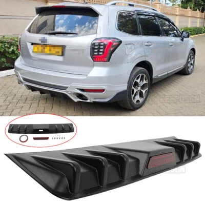 Difusor trasero de parachoques alerón divisor de labios para Subaru Forester aletas de tiburón Foto 1 de 4