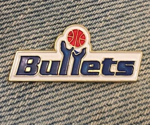 Pin con logotipo del equipo Washington Bullets ~ NBA ~ 1987-1997 - Imagen 1 de 2