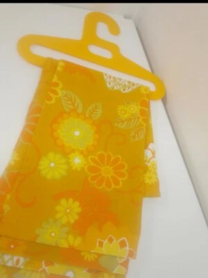 Coupon Tissu Nappe Rideau Vintage 1978 Romanex De Boussac - Photo 1/4