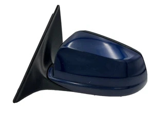 BMW 535i Power Mirror Driver Side Left Door Blue 2011 2012 2013 OEM 7373 - Picture 1 of 7