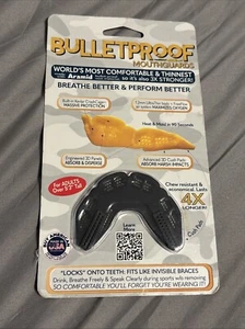 Bulletproof World’s Most Breathable, 3X Stronger, Comfortable Adult Mouthguard - Picture 1 of 3