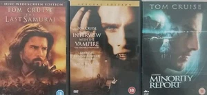 Tom Cruise Collection 3 DVD Movie Bundle Joblot - Last Samurai Minority Report - Picture 1 of 1