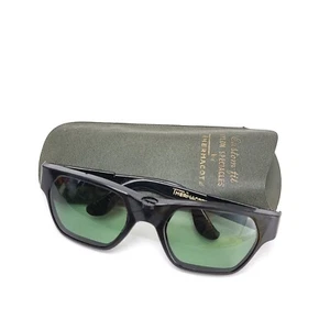Vintage Thermocote Nylon Spectacles Adjustable Green Tint Retro - Picture 1 of 7