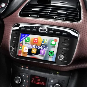 Autoradio Android 15 Carplay Für Fiat Grande Punto EVO 199 Linea 2012-2017 Navi - Bild 1 von 21