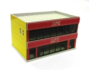 N scale Fast Food Restaurant Building 1:160 for N gauge Model Train Layout H 11 - Picture 1 of 8