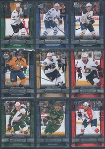 Overtime Hockey Lot 9 Cards & New Top Loaders 2013-14 Upper Deck Overtime Lot #2