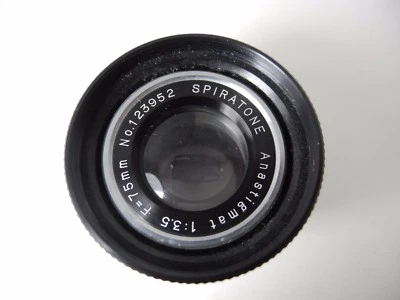 LENTE SPIRATONE AGRANDAMIENTO ANASTIGMAT 75/3.5 CRISTAL PERFECTO DIAFRAGMA LISO  Foto 1 de 4