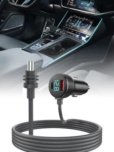 3 IN 1 Digital Car Charger DC Power Cable with Cigarette Lighter Adapter 12V-48V - Picture 1 of 23