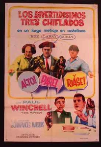 STOP! LOOK! AND LAUGH! (1960) * THE THREE STOOGES * PAUL WINCHELL * ARGENTINE 1s - Picture 1 of 1
