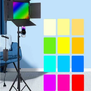 Photography LED Video Light Panel Lighting Photo Studio Lamp Kit For Shoot Live - Picture 1 of 8