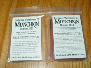 (37) Juegos de Steve Jackson: TARJETAS DE REFUERZO MUNCHKIN - JUEGOS RAROS 2013 y 2014 (NUEVOS) - Imagen 1 de 2