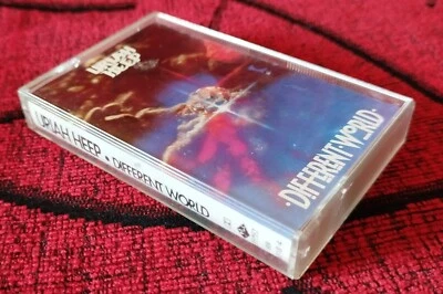 URIAH HEEP ** Different World ** ORIGINAL 1991 HOLLAND CASSETTE - Image 1 of 3