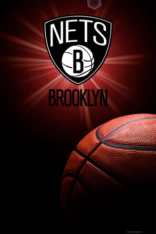 Brooklyn Nets NBA Basketball Home Decor Wall Art Print Poster LARGE 36x24 Cover