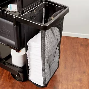 Rubbermaid Open Side-Load Mesh Linen Bag for Housemaid Cleaning Carts Janitor - Picture 1 of 7