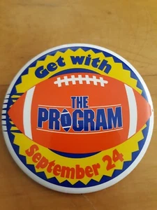 Vintage Promotional Movie Merchandise Pinback Button The Program 1993 Football - Picture 1 of 3